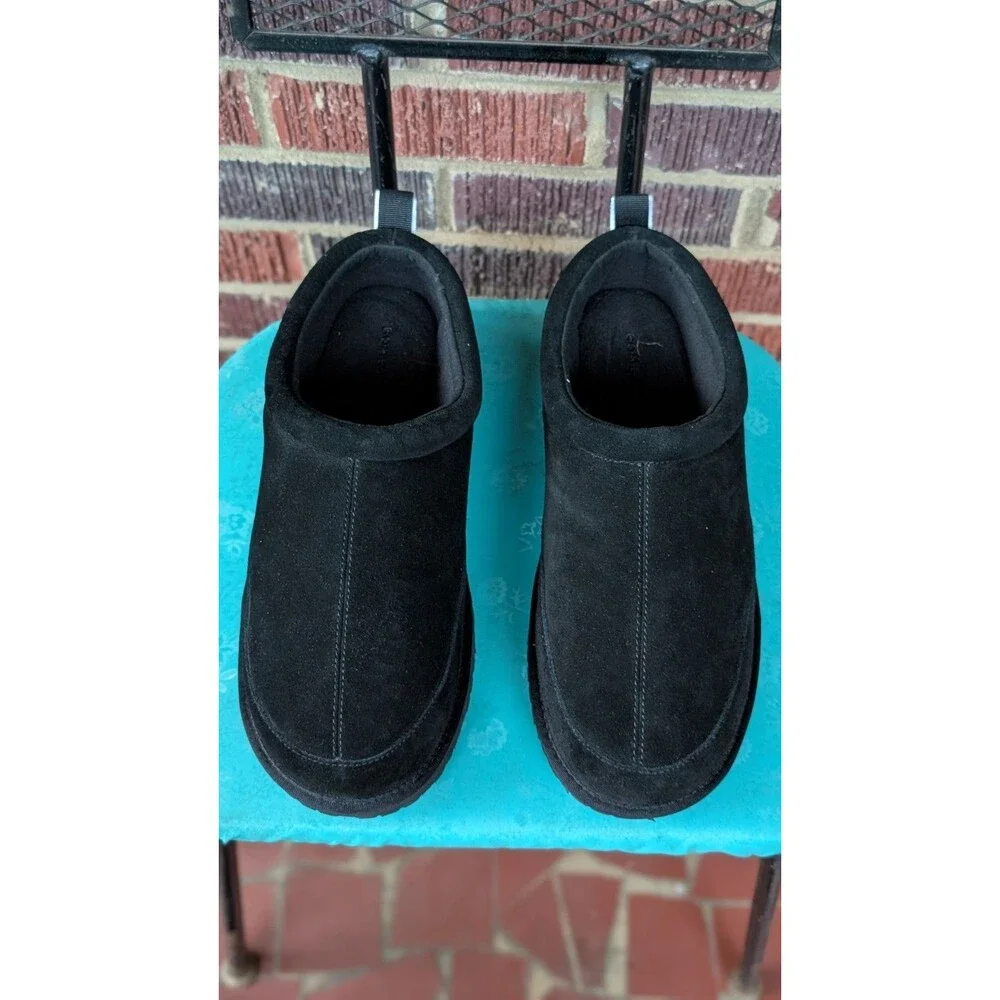 Bombas black suede